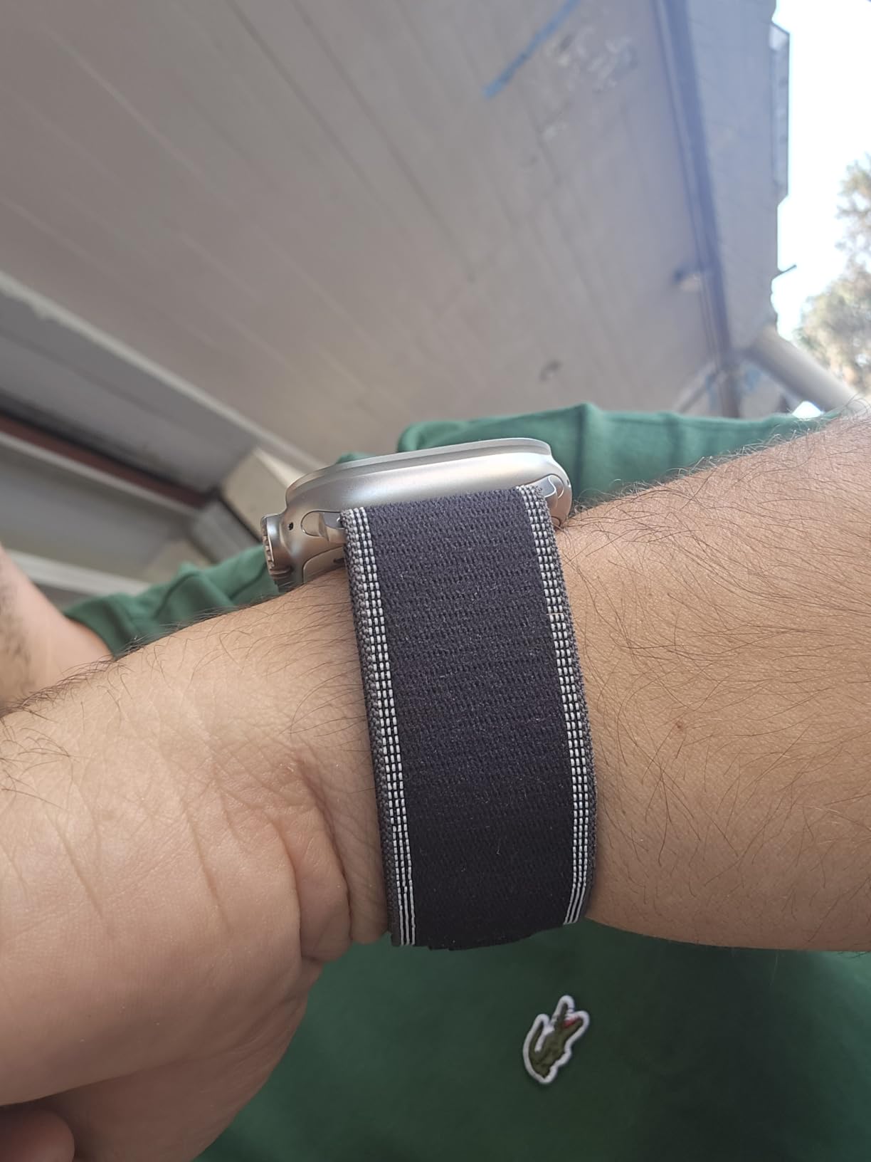 Apple Watch Trail Loop 49 mm cinturino blu nylon S/M
