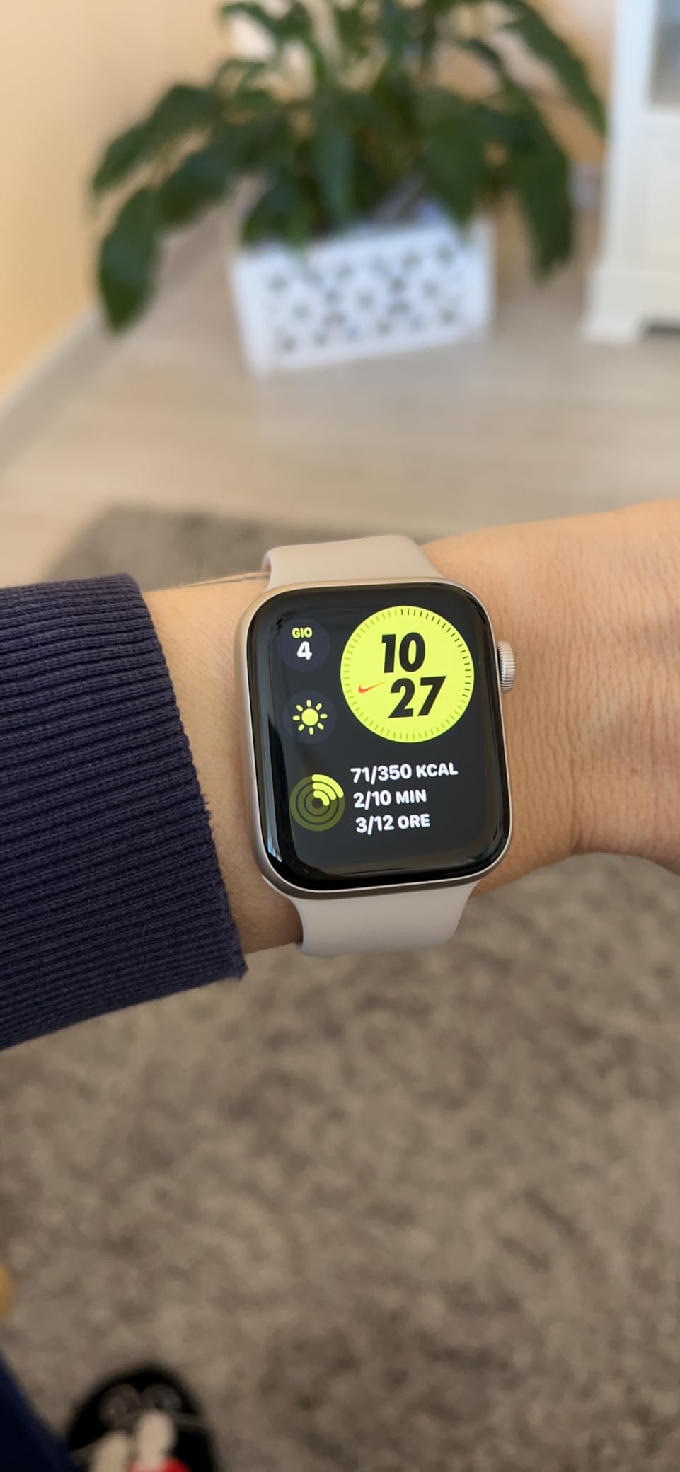 Apple Watch SE 2ª gen GPS 44mm smartwatch galassia Fitness+
