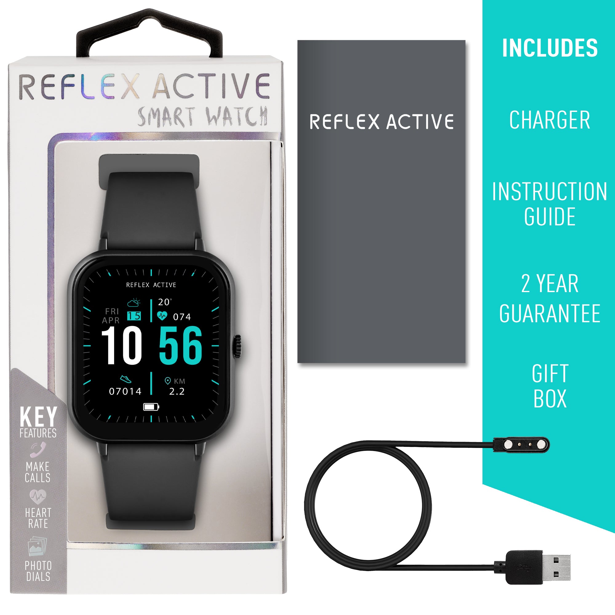 Reflex Active Nexus 100 S Lite smartwatch nero chiamate