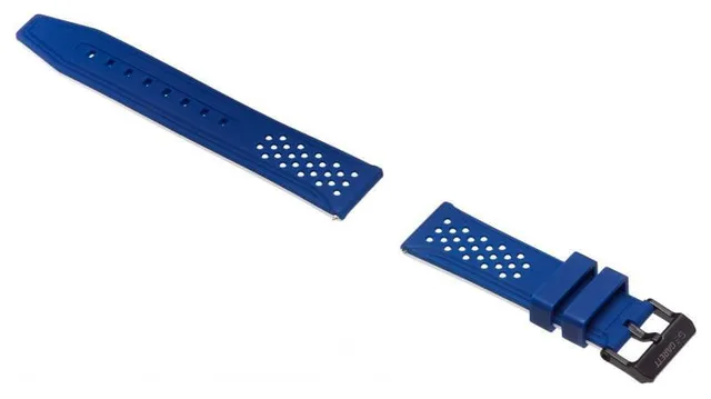 Garett Sport 4 cinturino silicone blu bianco 22mm