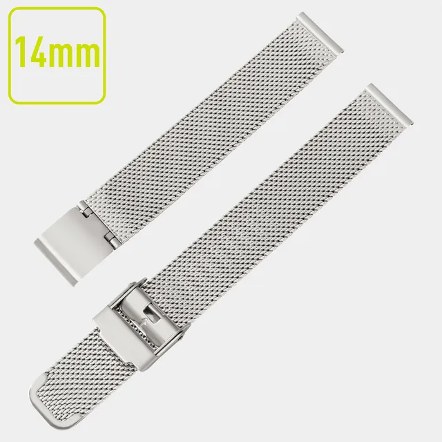 Reflex Active cinturino mesh 14mm argento bracciale maglia