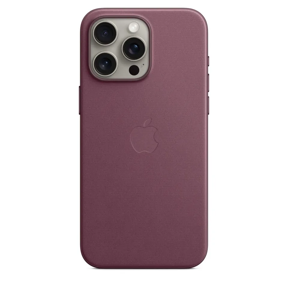 Apple FineWoven Custodia iPhone 15 Pro Max Gelso MagSafe