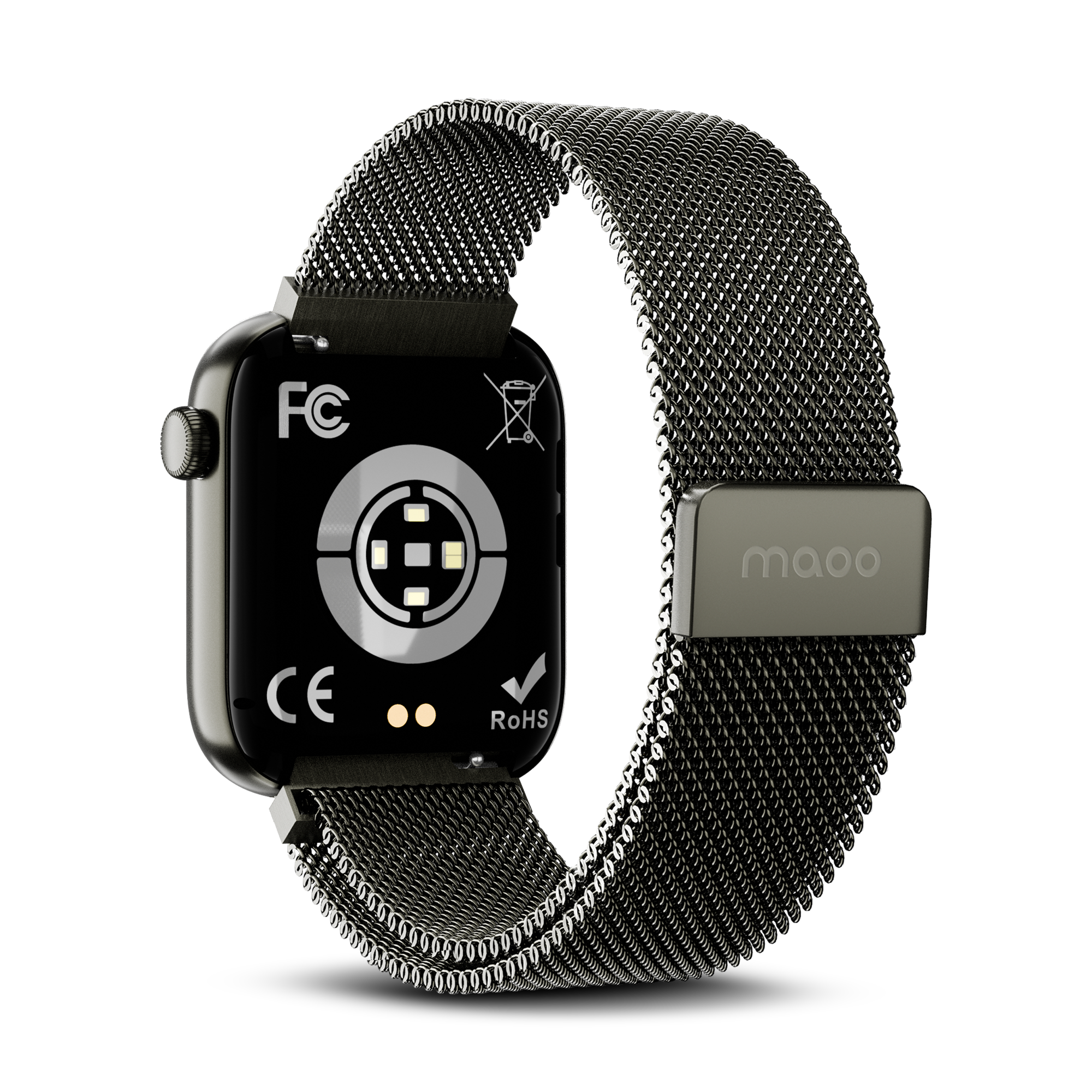 Maoo ProWatch smartwatch gun metal AMOLED