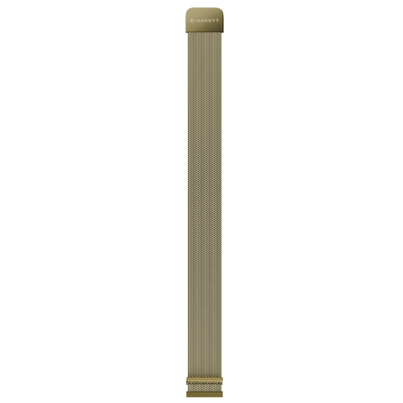 Garett cinturino acciaio oro maglia 20 mm