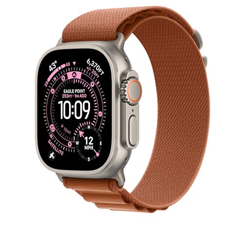 Apple Watch Alpine Loop 49mm cinturino terracotta L