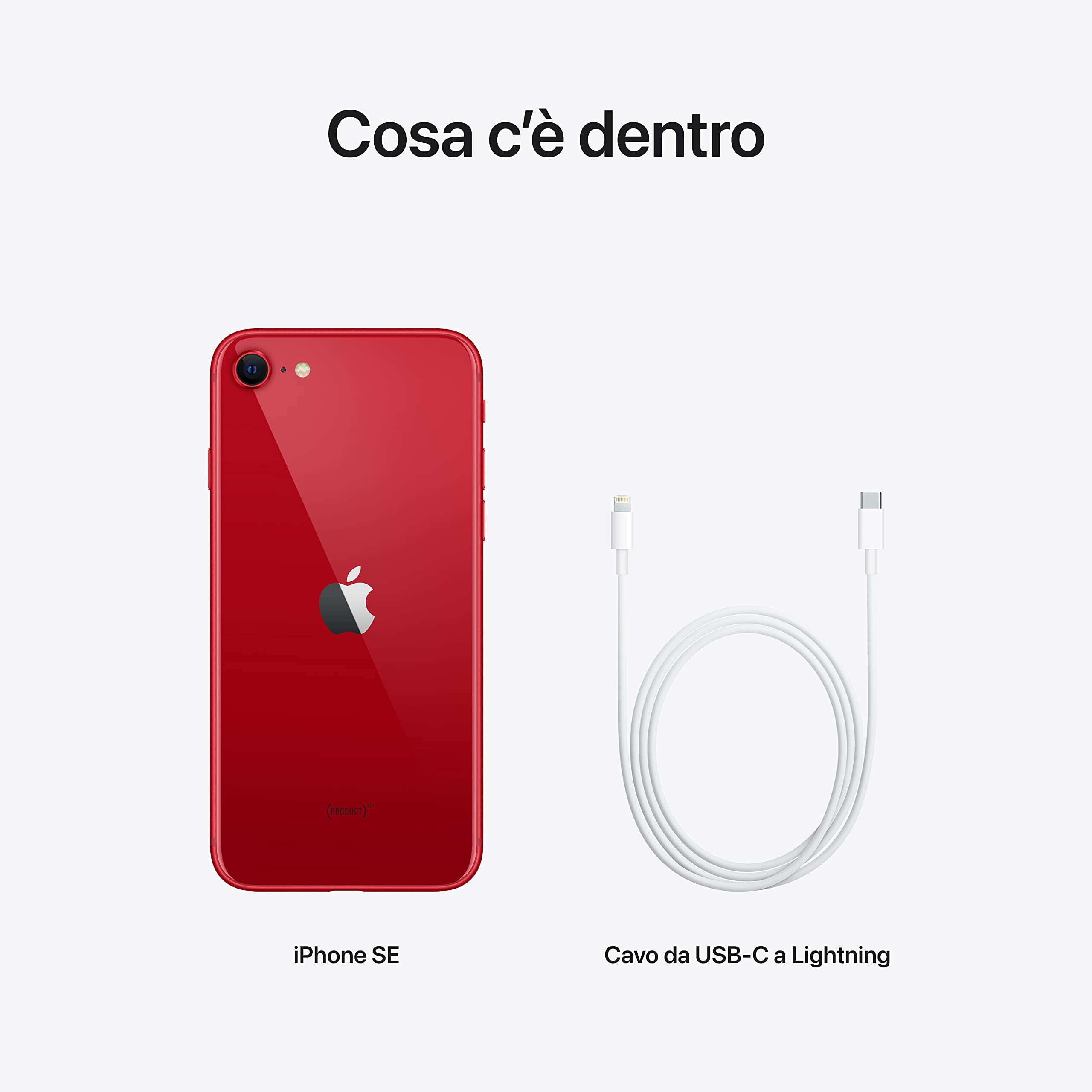 Apple iPhone SE 3a Generazione smartphone 64GB (PRODUCT)RED 5G
