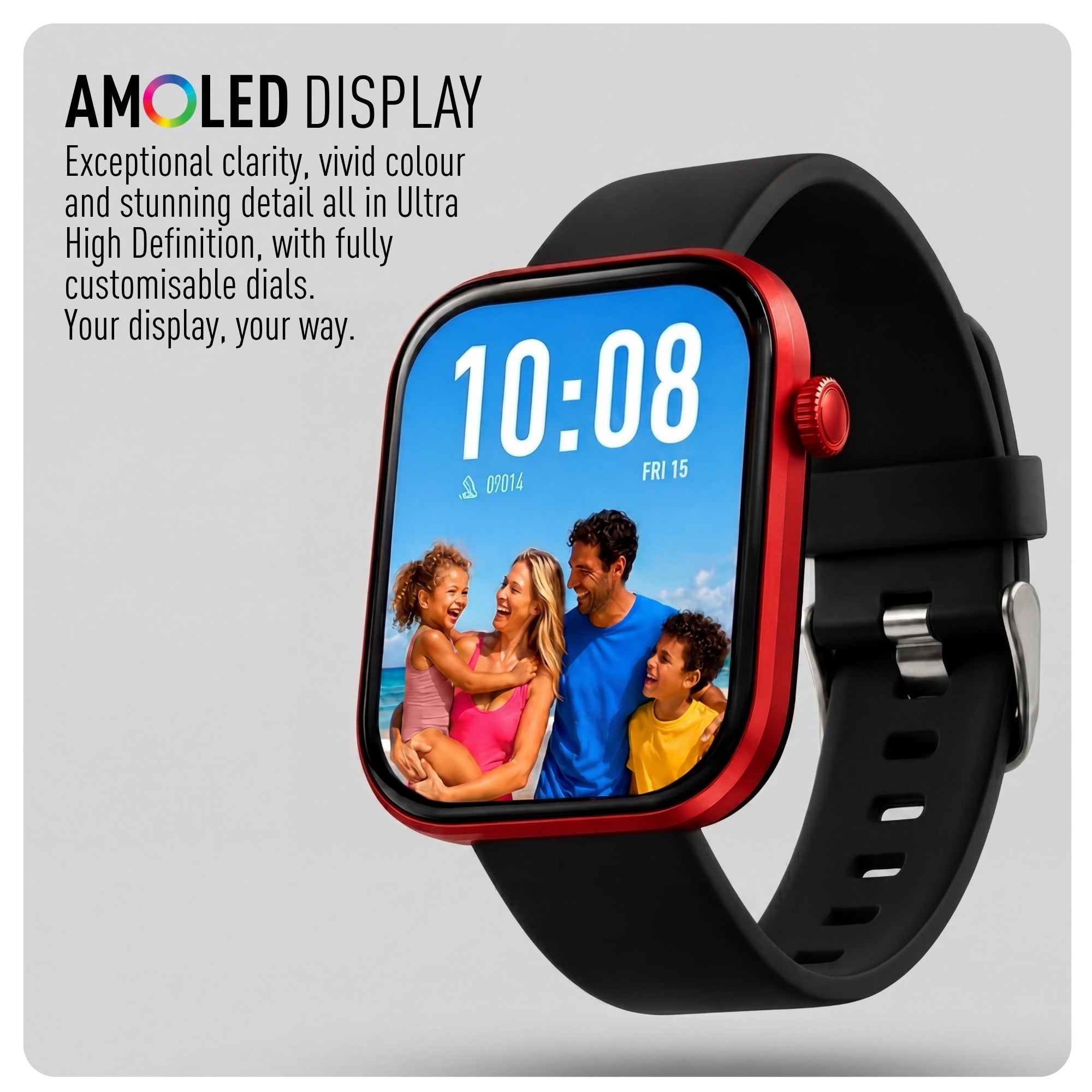 Reflex Active Spectra RA-SP-300S-08 smartwatch nero AMOLED