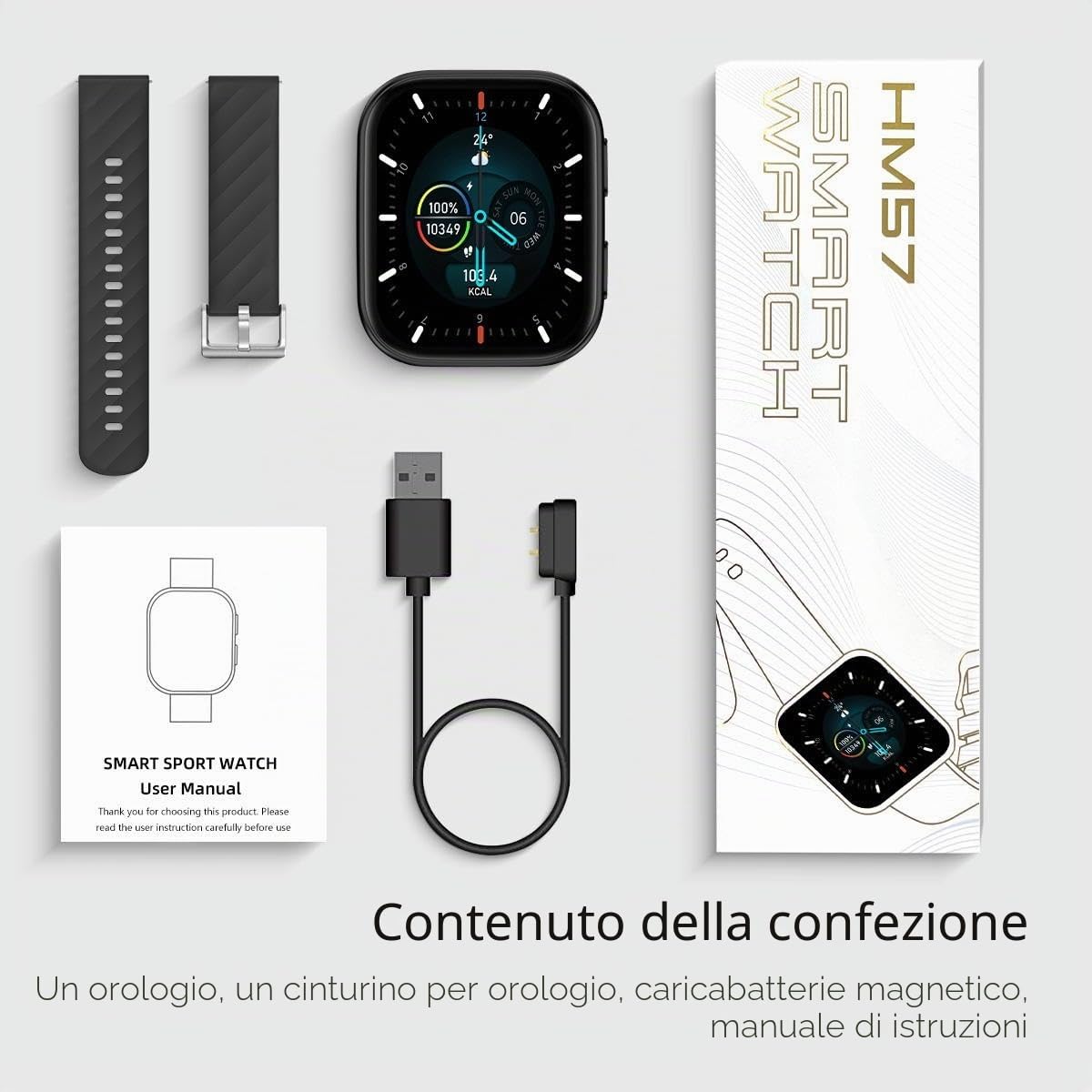 Fitvii Health Fitness Tracker orologio fitness battito