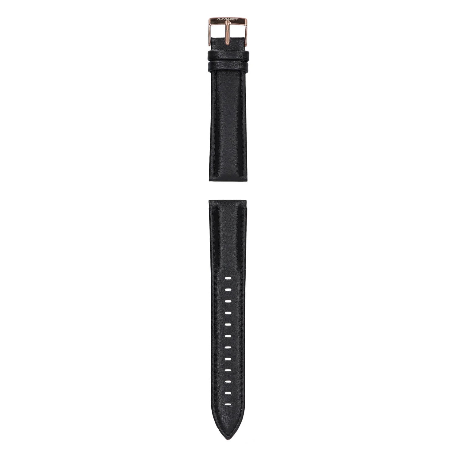 Garett Universal cinturino in pelle nero 20 mm