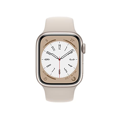 Apple Watch Series 8 GPS 41mm smartwatch galassia ossigeno sangue