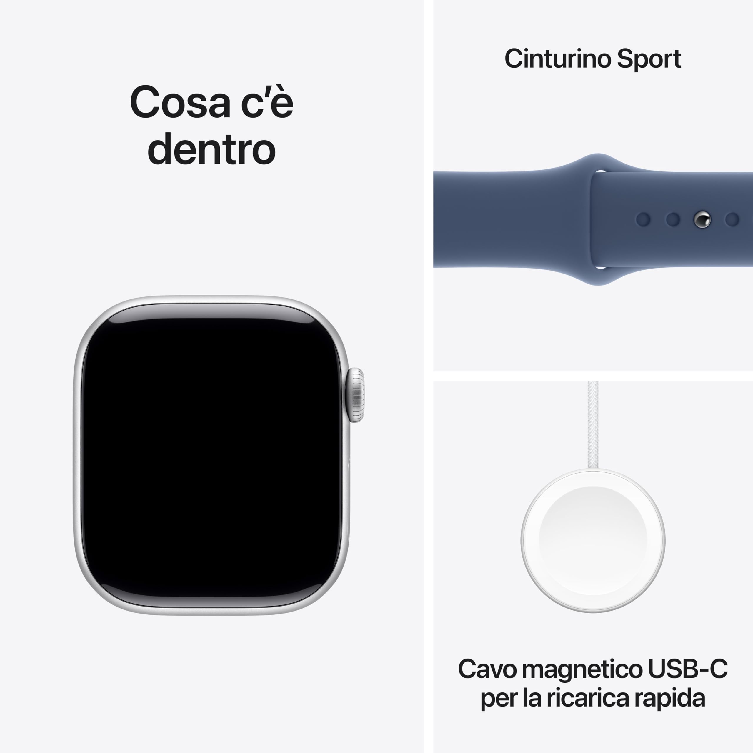 Apple Watch Series 10 42mm smartwatch GPS Cellular denim ECG
