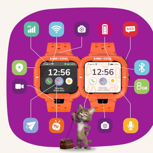 Elari KidPhone Masha e Orso smartwatch bambini 4G arancione GPS