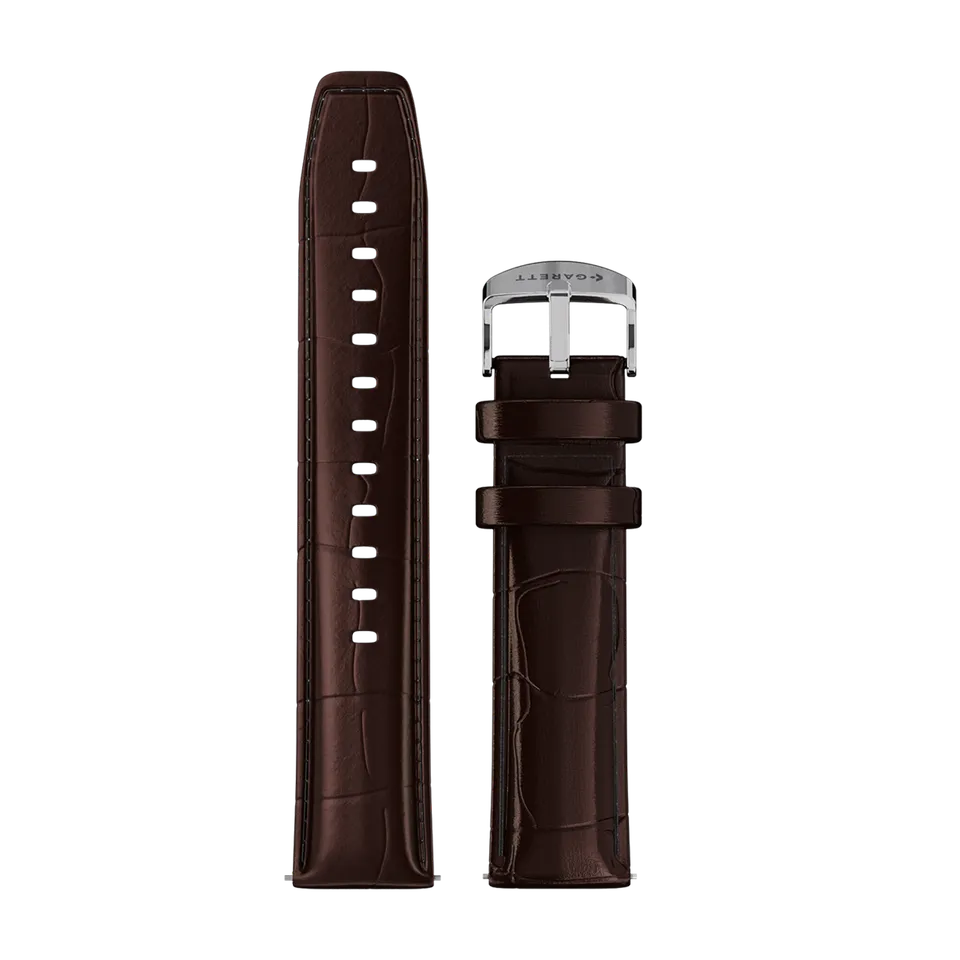 Garett cinturino pelle marrone 20 mm
