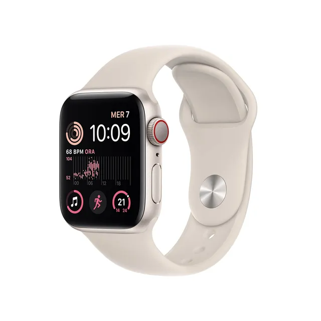 Apple Watch SE 2 Gen GPS+Cellular 40mm Orologio galassia Regular