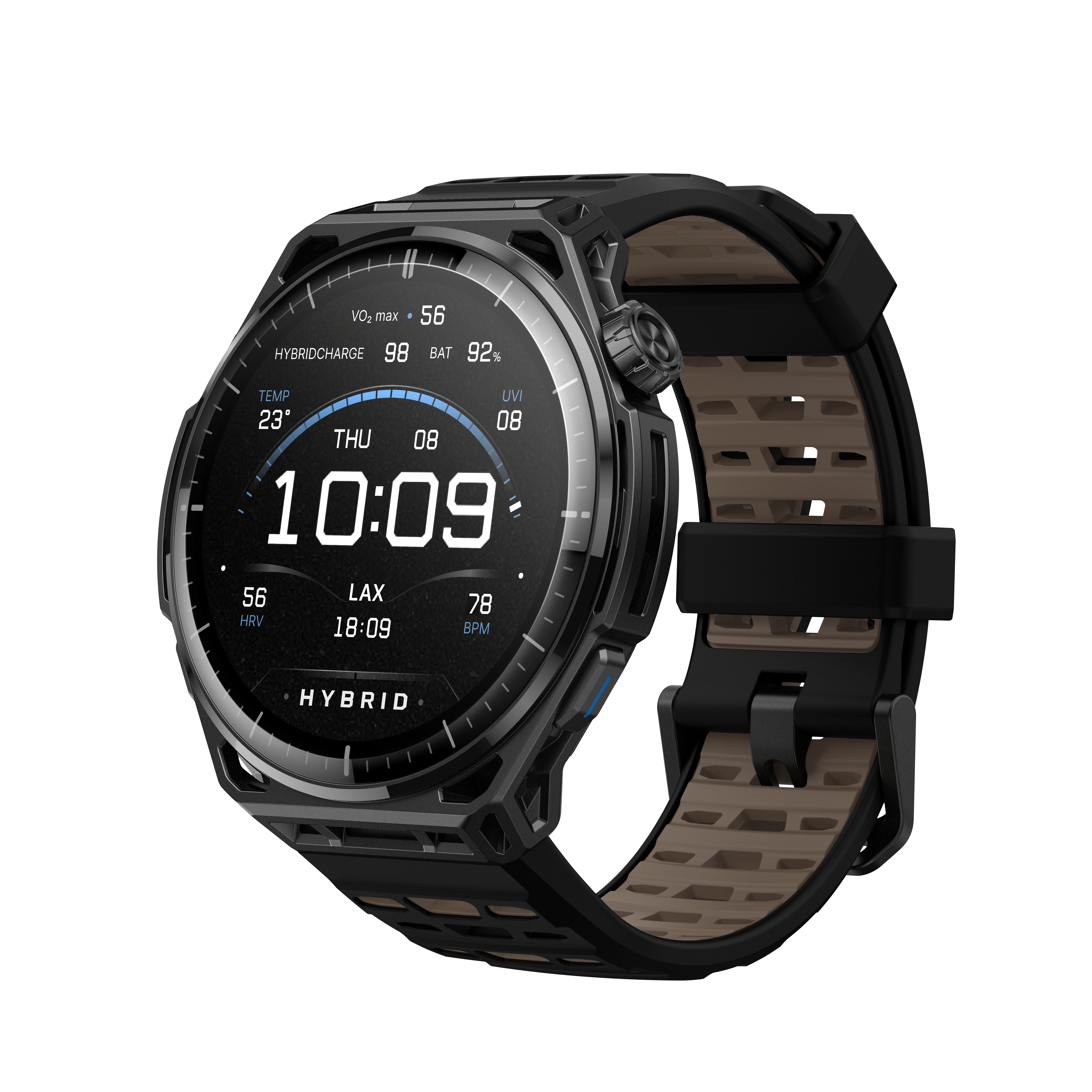 Amazfit Balance 3 smartwatch nero titanio 21 giorni batteria