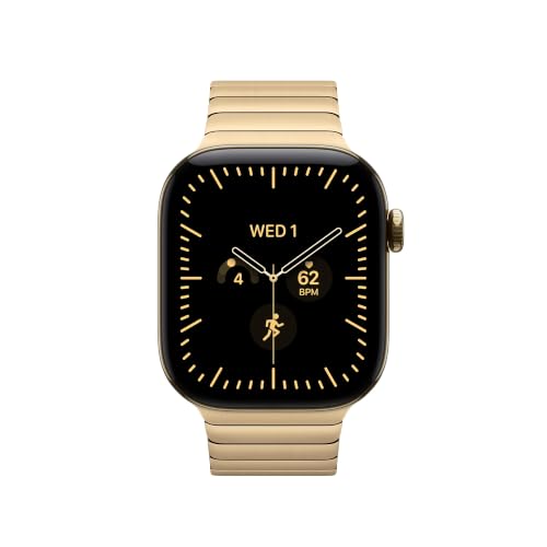 Apple Watch cinturino maglie 42mm acciaio oro brillante
