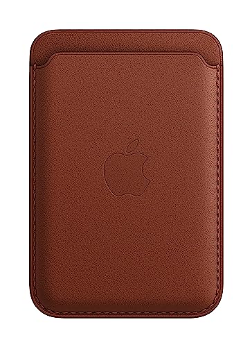 Apple MagSafe portafoglio pelle iPhone terra d'ombra 3 carte