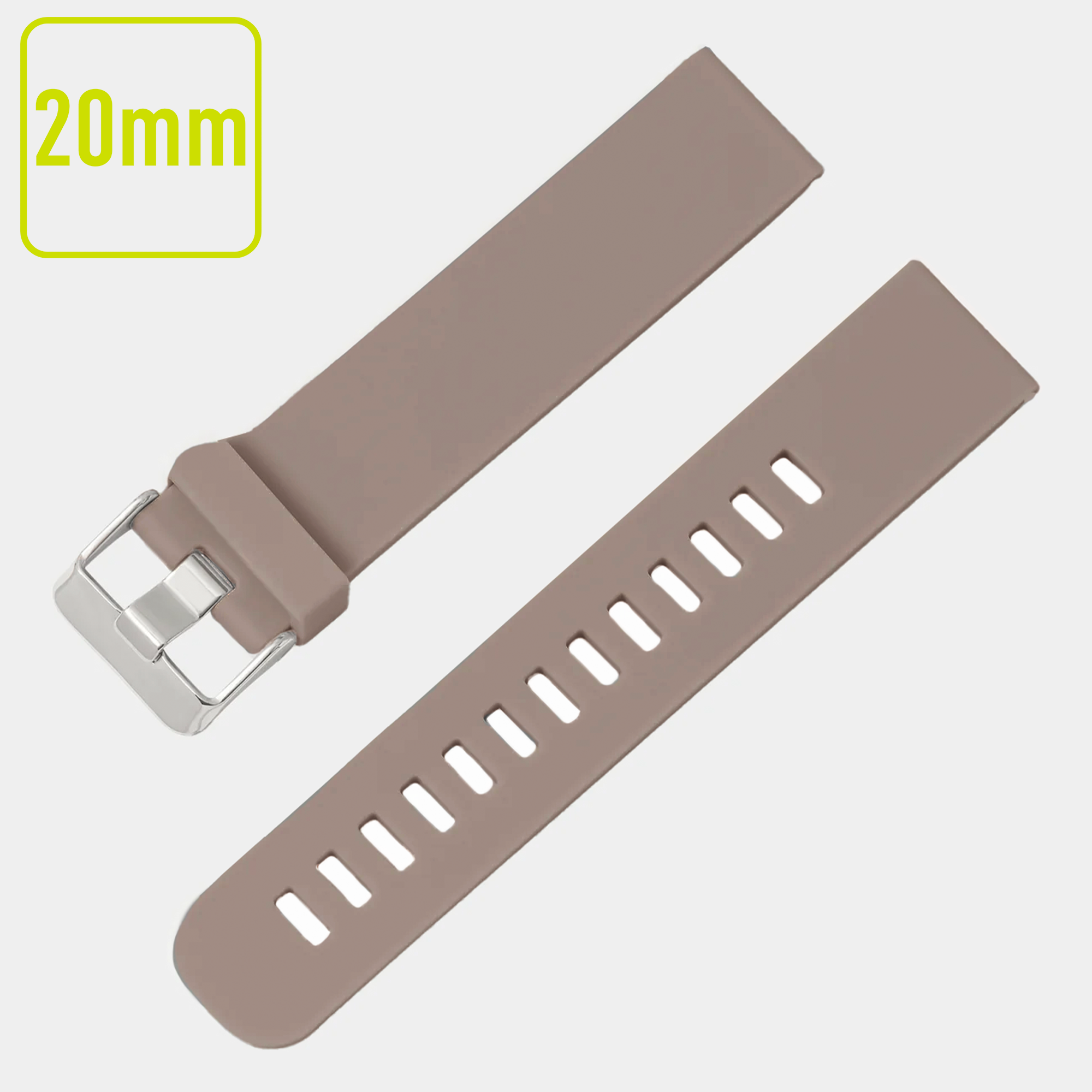 Reflex Active Spectra cinturino smartwatch tortora 20mm