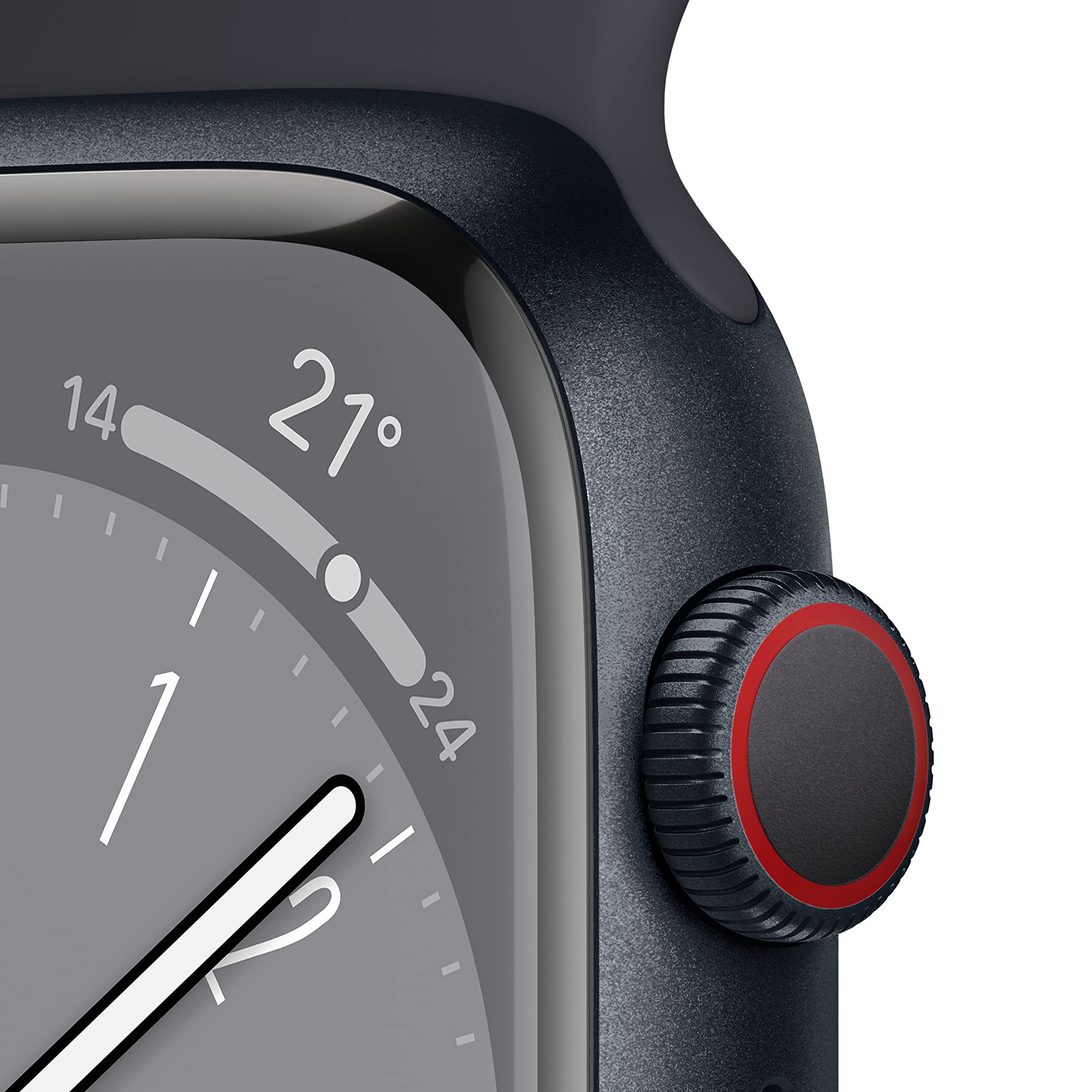 Apple Watch Series 8 41mm smartwatch Mezzanotte Cellular ossigeno