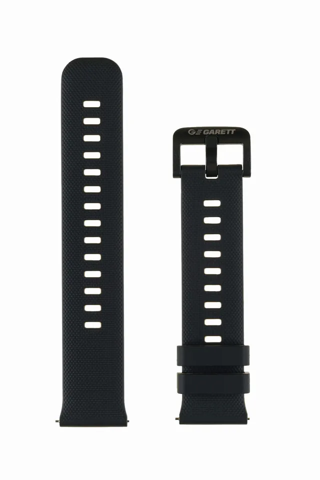 Garett Kids Fit cinturino silicone nero 22 mm fibbia