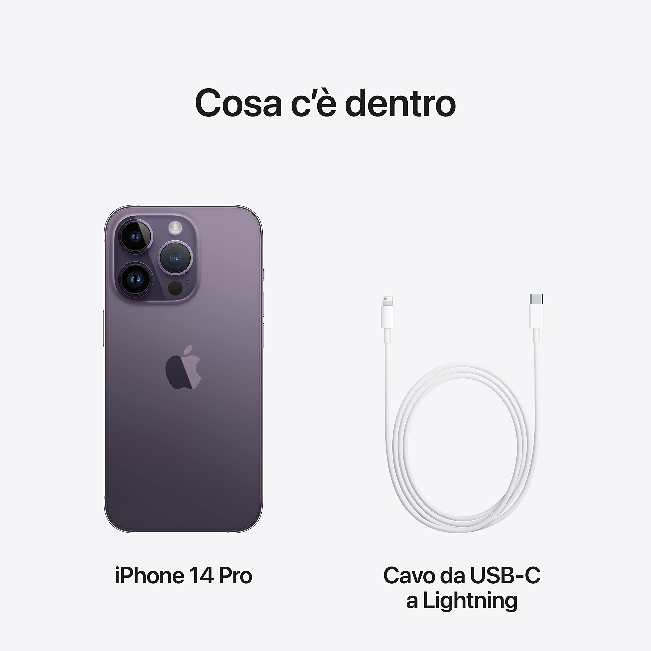 Apple iPhone 14 Pro smartphone Viola scuro 1TB 48MP