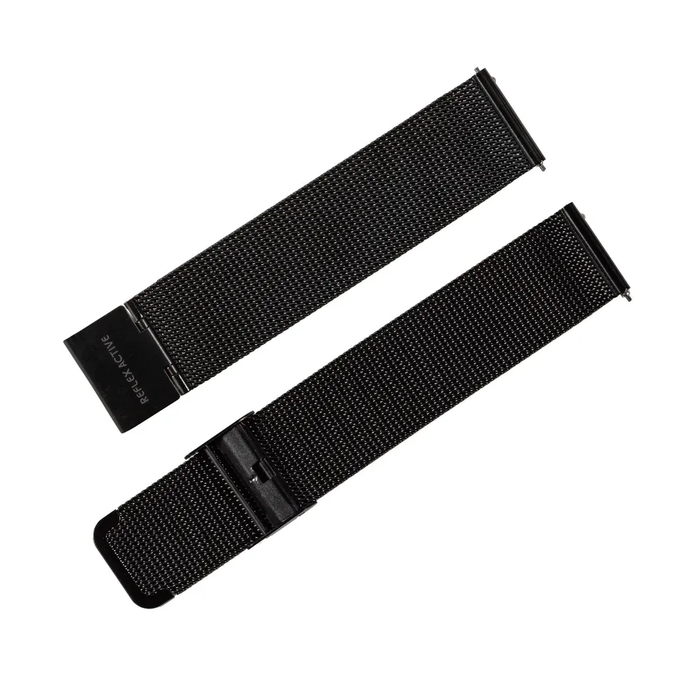 Reflex Active cinturino maglia 20mm nero chiusura nera