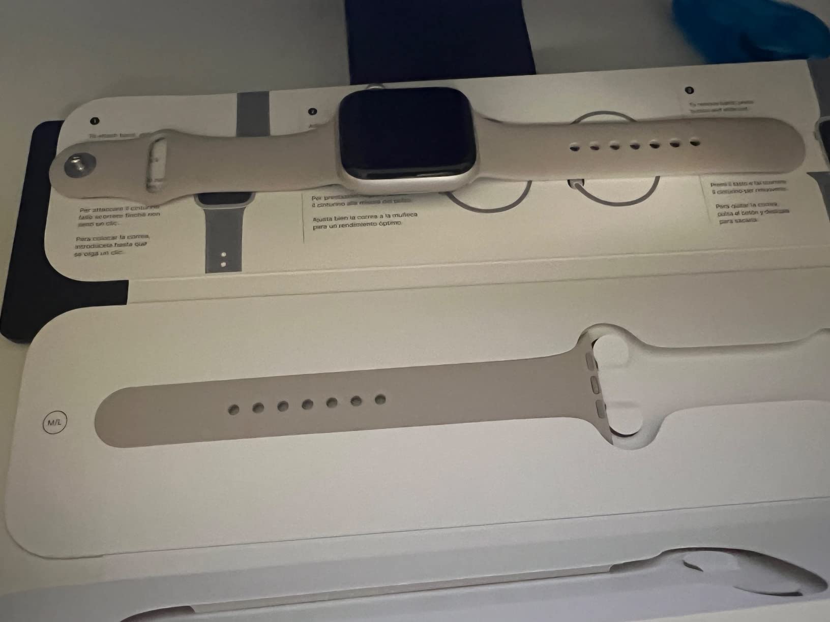 Apple Watch Series 8 GPS 41mm smartwatch galassia ossigeno sangue