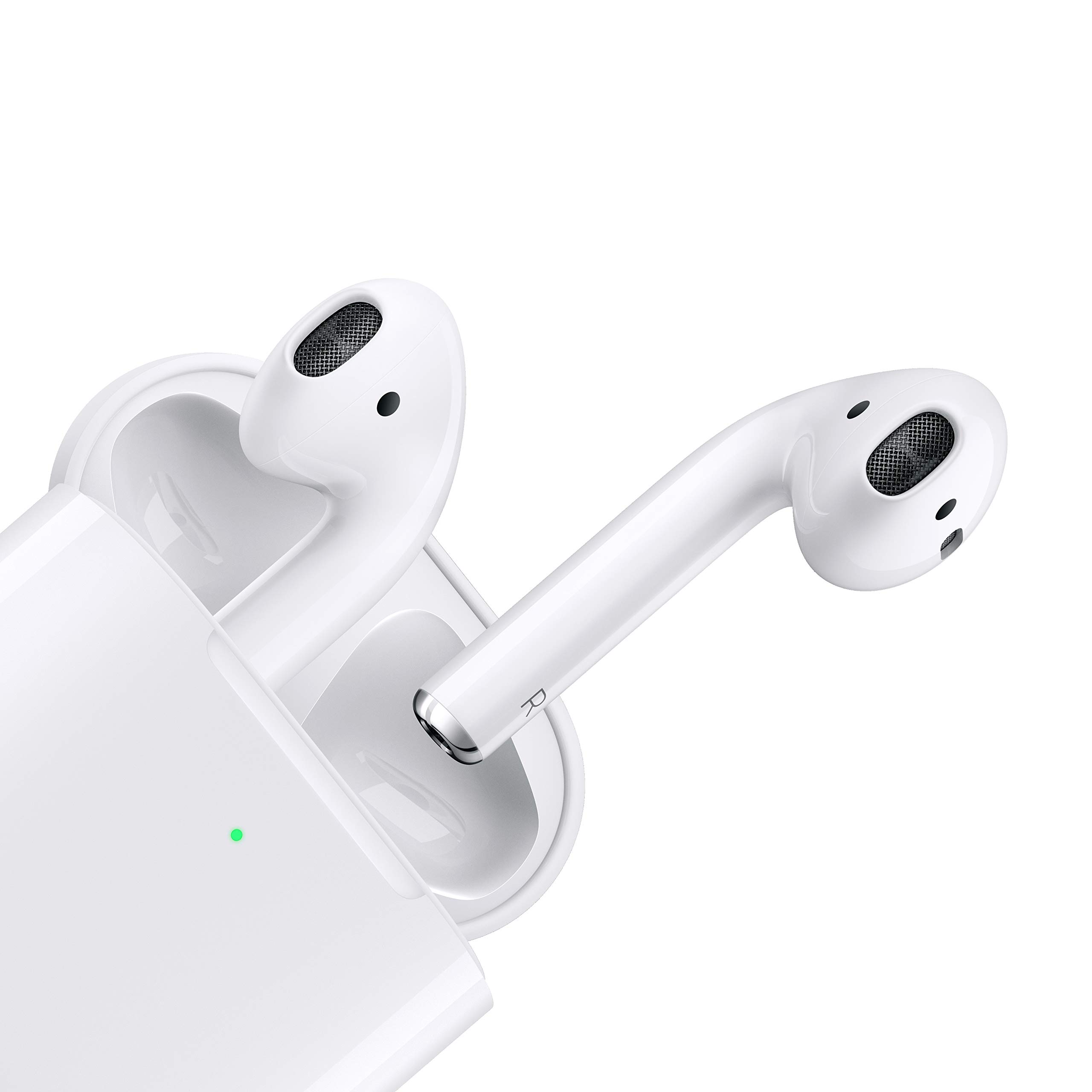 Apple AirPods auricolari wireless custodia ricarica Qi