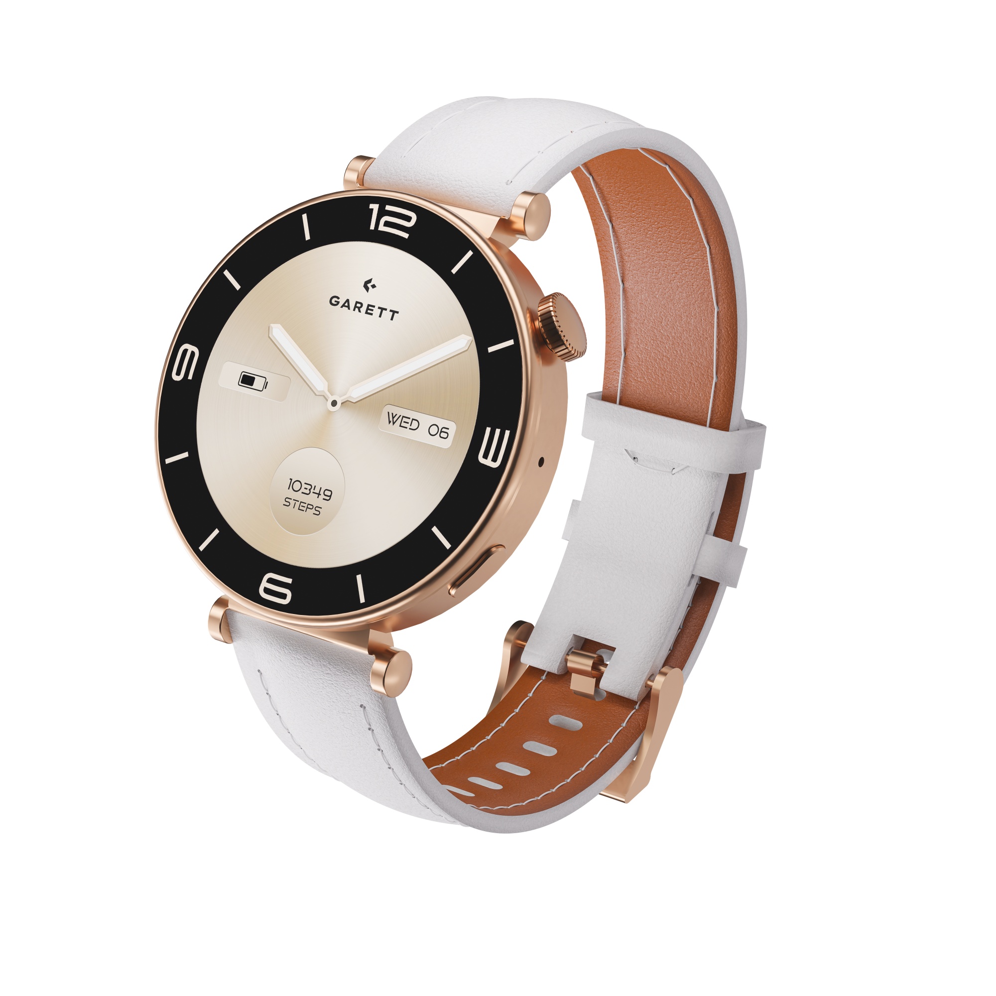 Garett Rose smartwatch maglia acciaio oro rosa