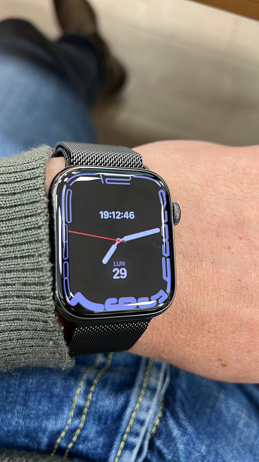 Apple Watch Series 7 smartwatch 41mm Cellular acciaio