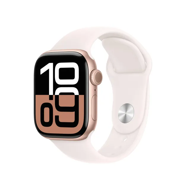 Apple Watch Series 10 42 mm smartwatch GPS Cellular rosa fard M/L