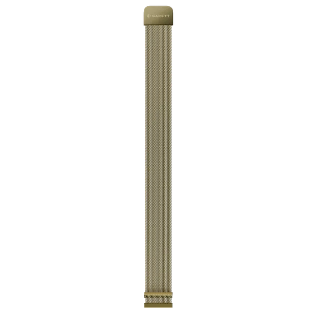 Garett cinturino acciaio oro maglia 20 mm