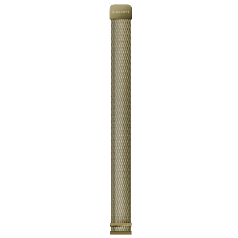 Garett cinturino acciaio oro maglia 20 mm