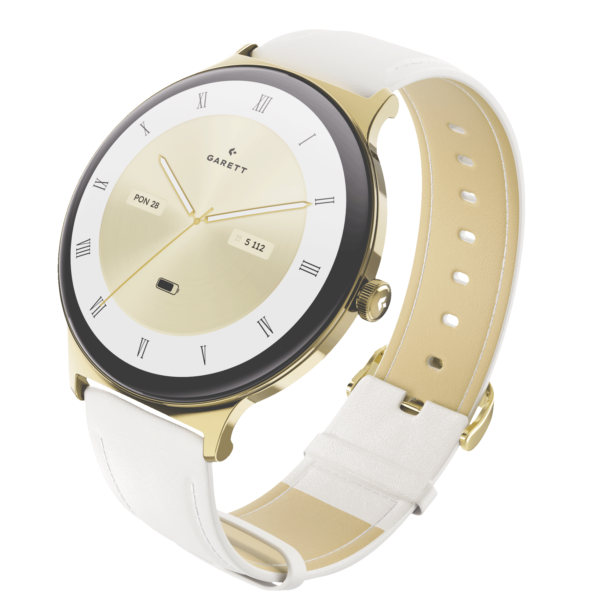 Garett Verona 2 Glow smartwatch oro acciaio AMOLED
