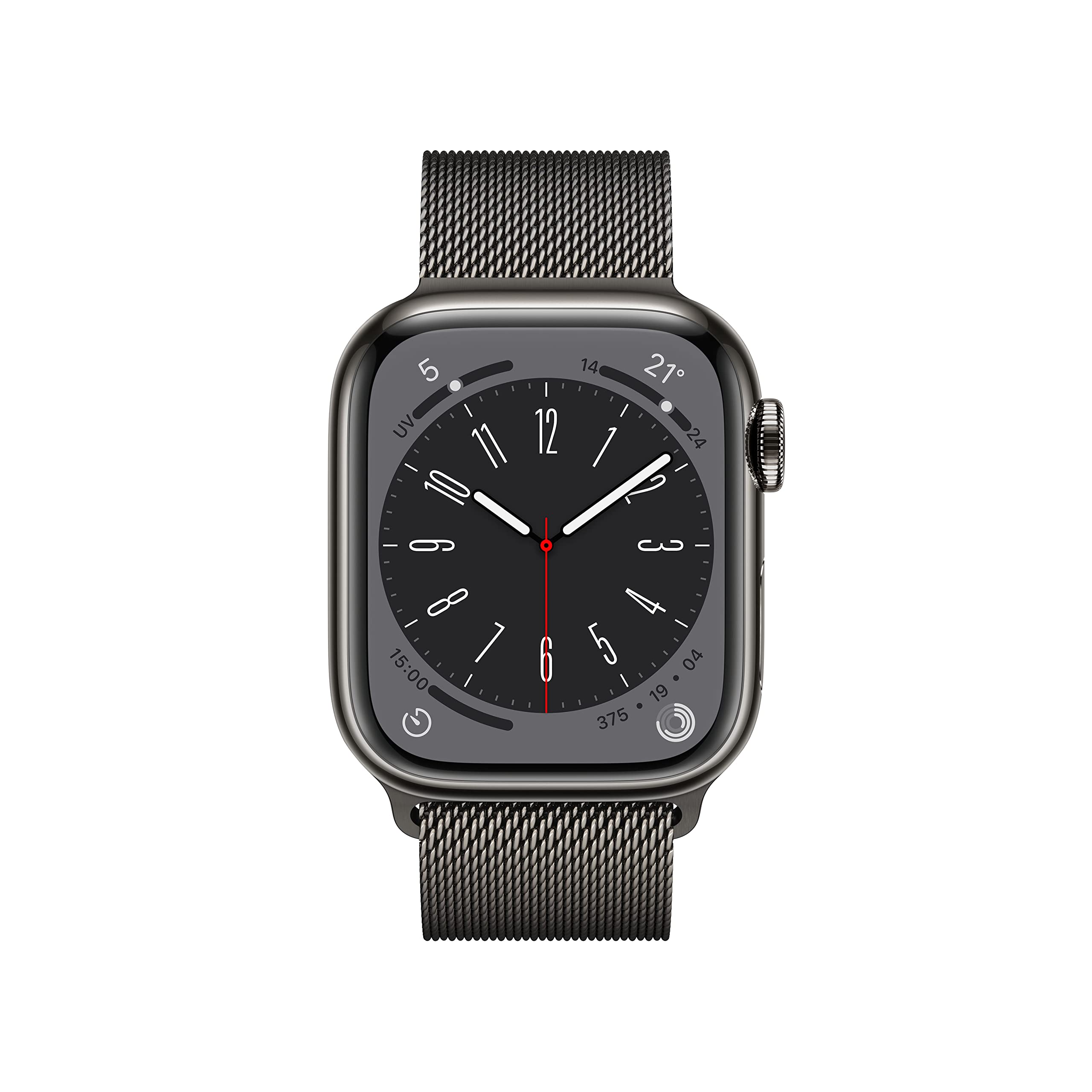 Apple Watch Series 8 41mm smartwatch cellular acciaio grafite