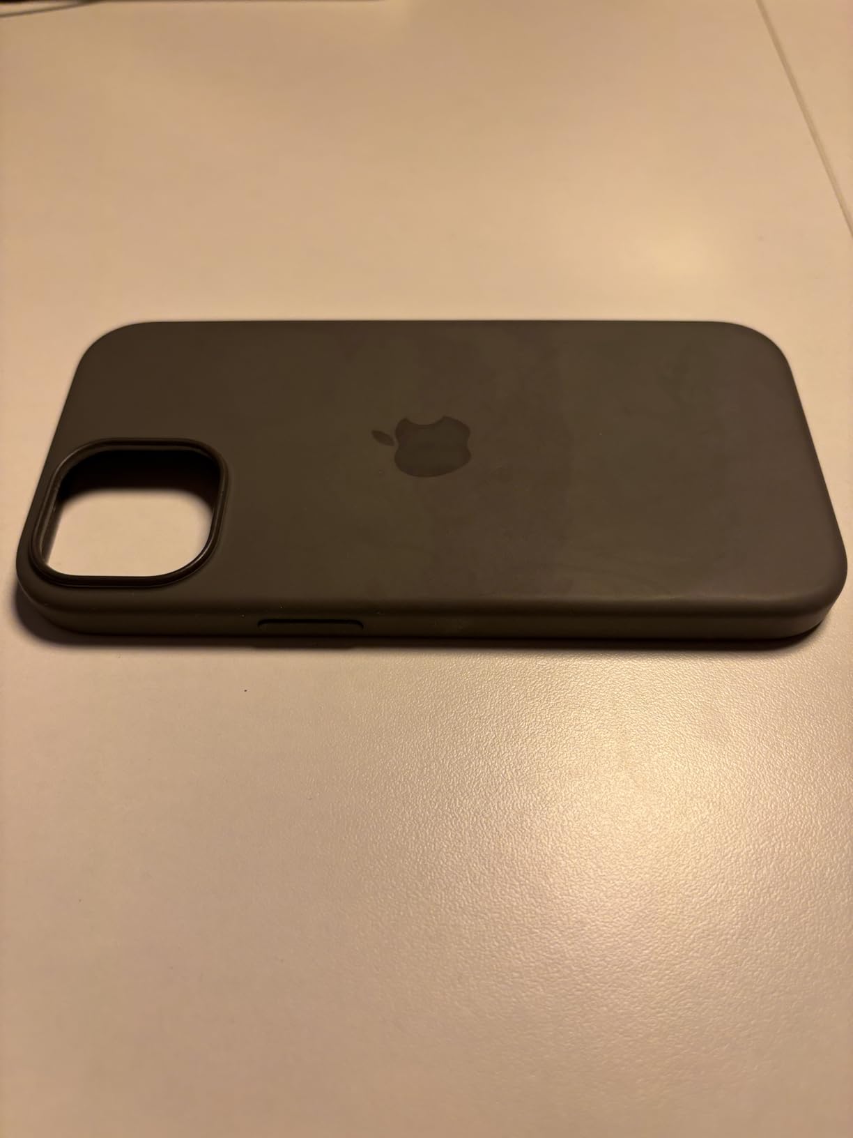 Apple MagSafe custodia silicone iPhone 15 nero