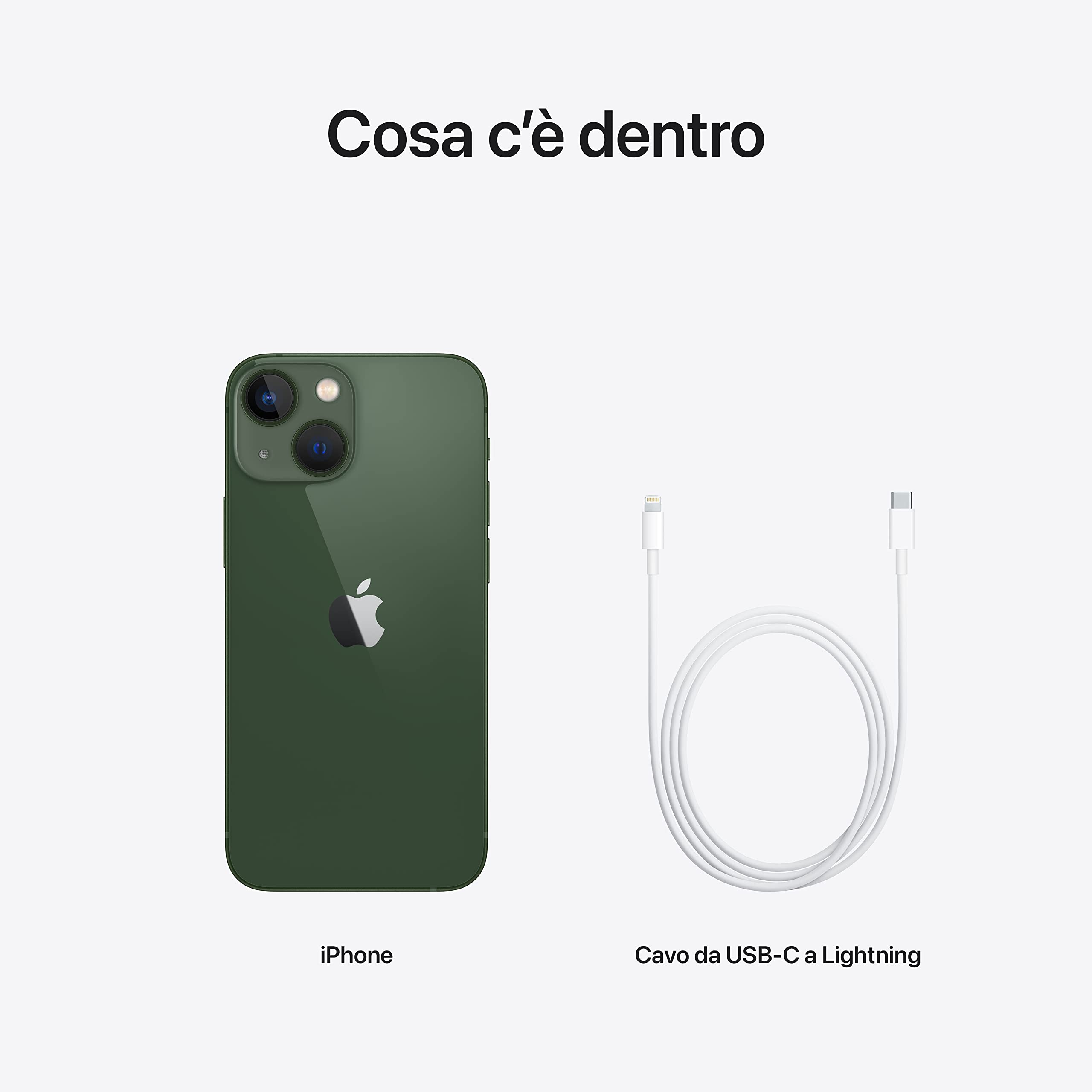Apple iPhone 13 mini smartphone 512 GB verde 5,4"