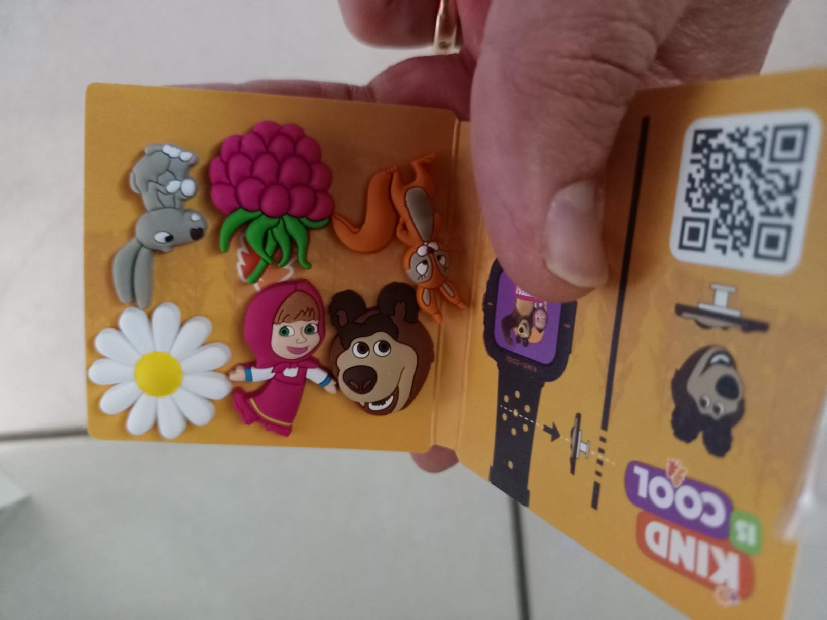 Elari KidPhone Masha e Orso smartwatch bambini 4G arancione GPS