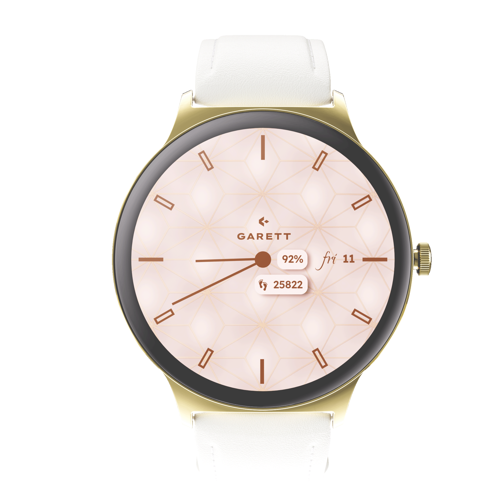 Garett Verona 2 smartwatch oro maglia mesh AMOLED