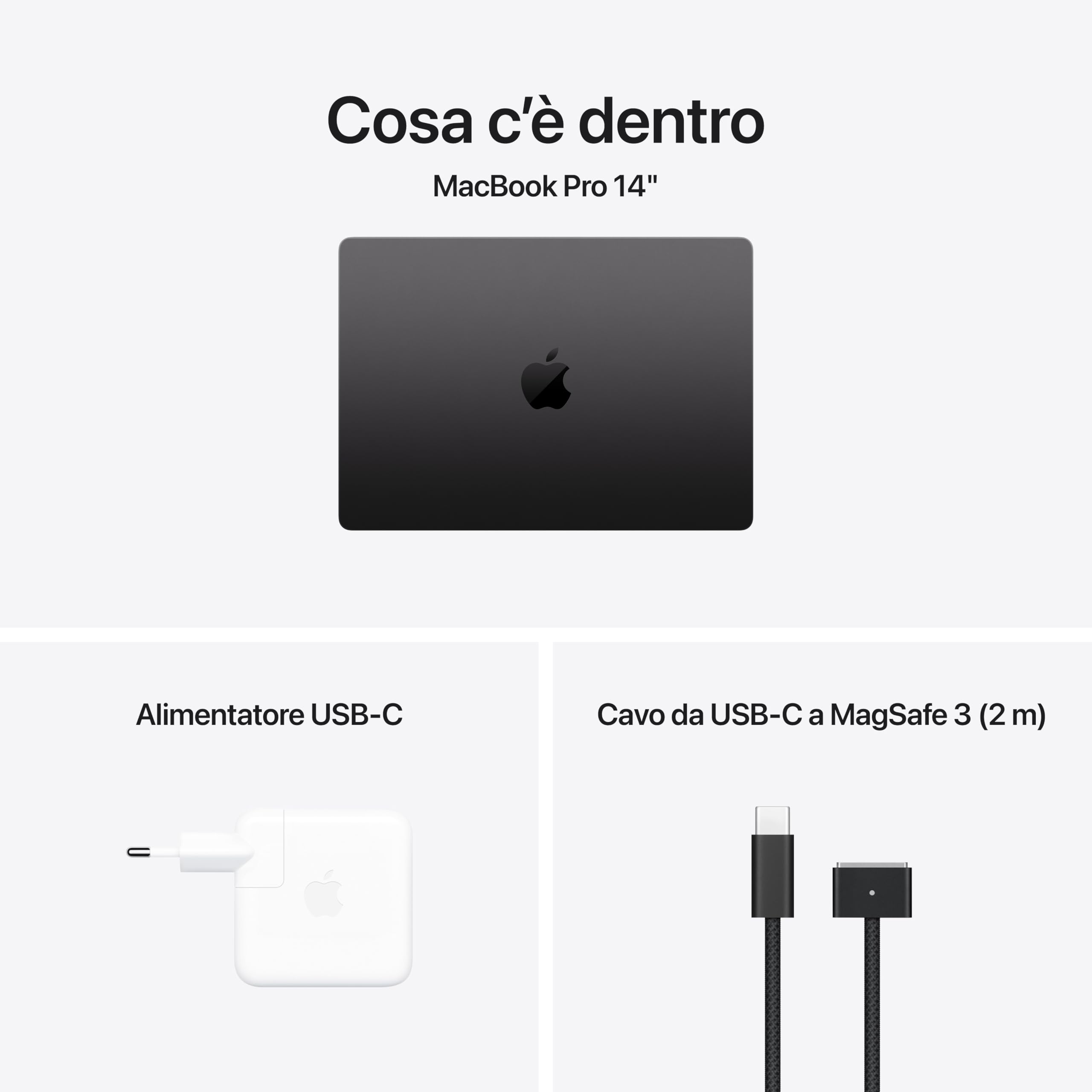Apple MacBook Pro M4 14,2" portatile nero siderale 16GB 512GB