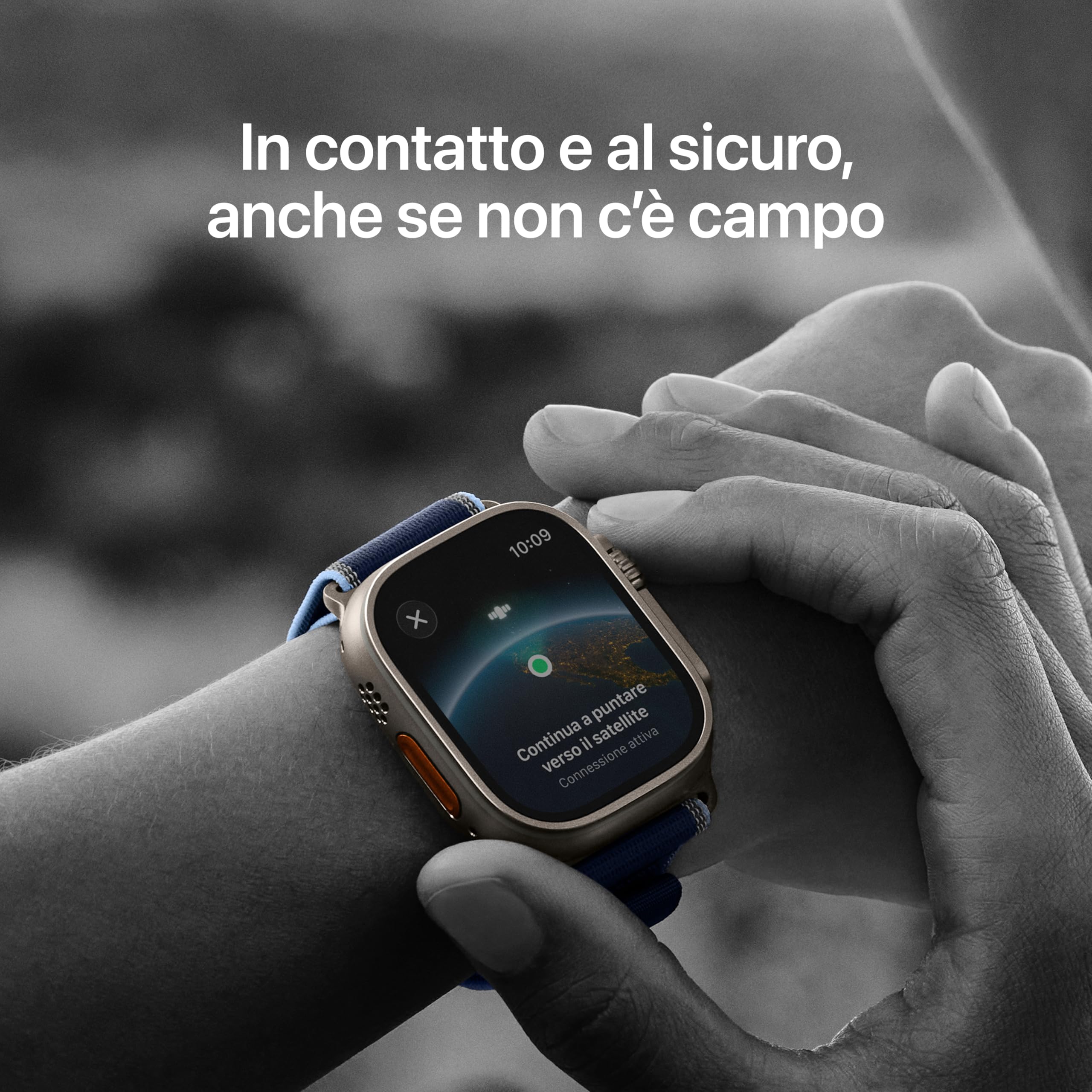 Apple Watch Ultra 3 smartwatch 49mm titanio nero Small GPS