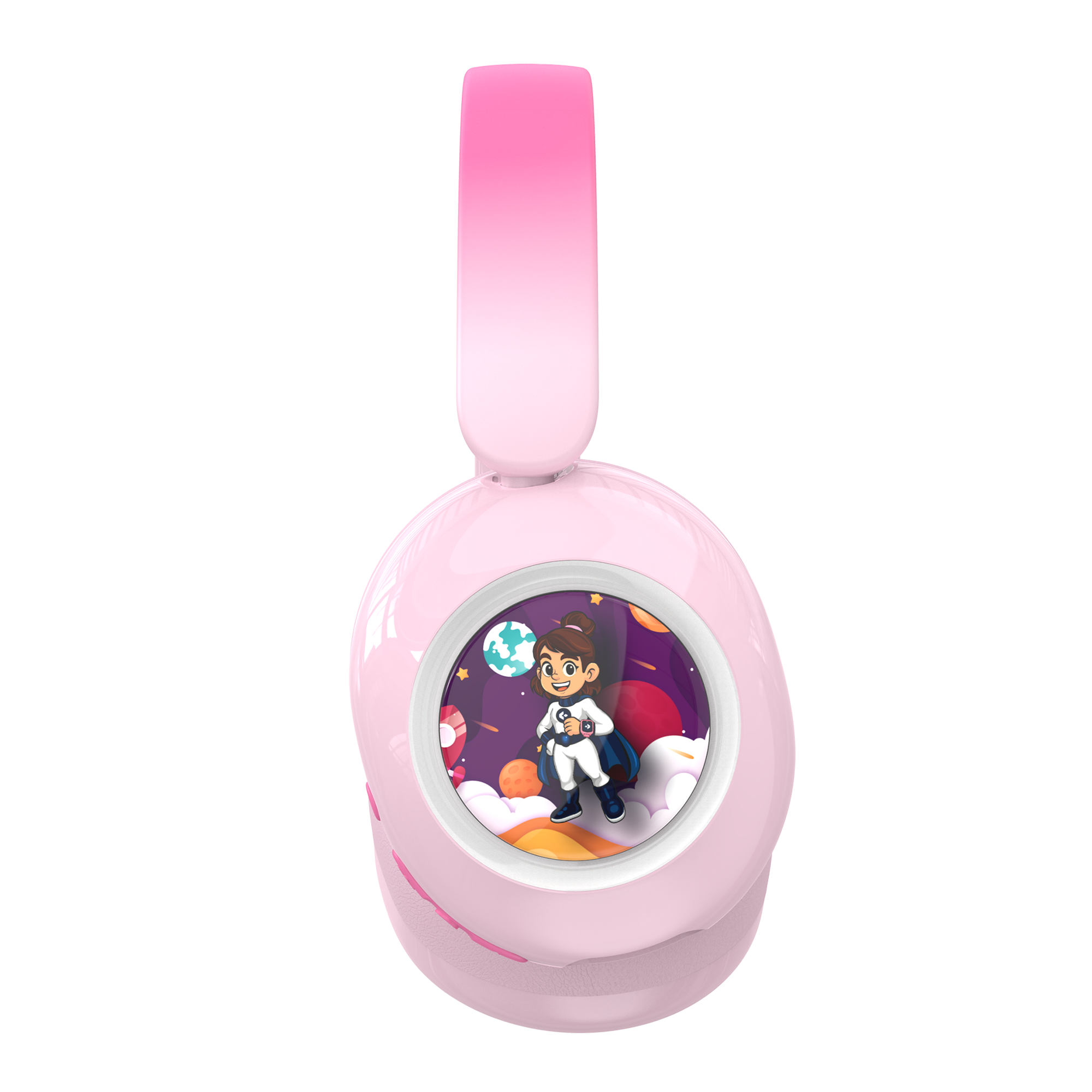 Garett Astro Wave ANC cuffie wireless rosa bambini