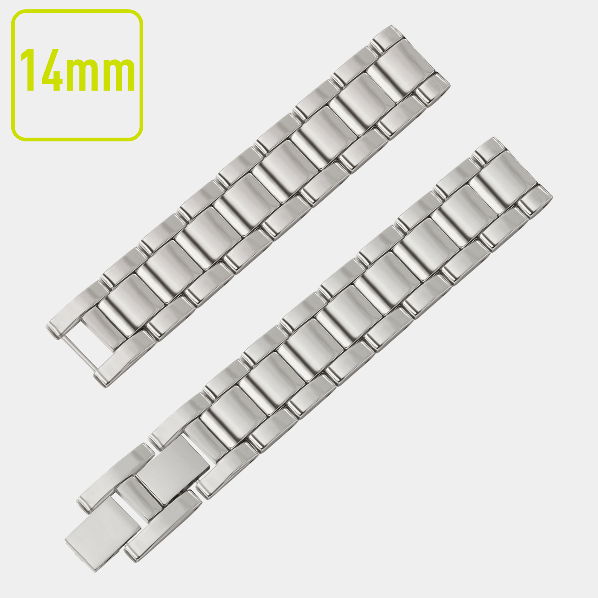 Reflex Active cinturino metallo 14mm bracciale argento