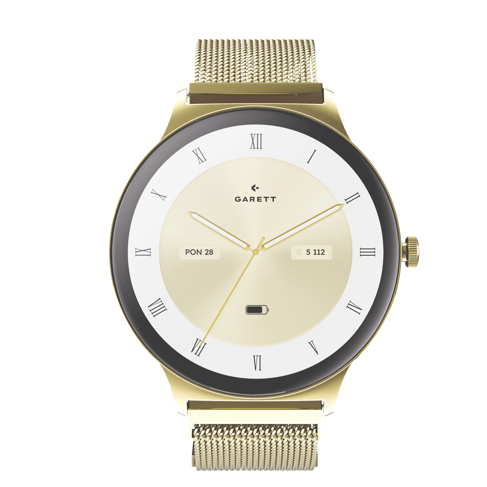 Garett Verona 2 Glow smartwatch oro mesh AMOLED