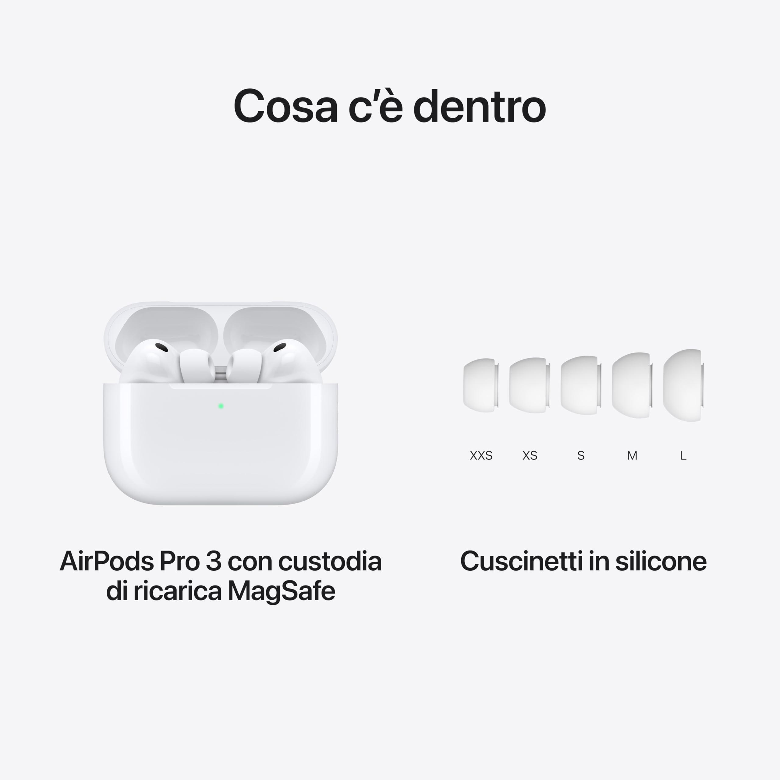 Apple AirPods Pro 3 cuffie bluetooth cancellazione rumore