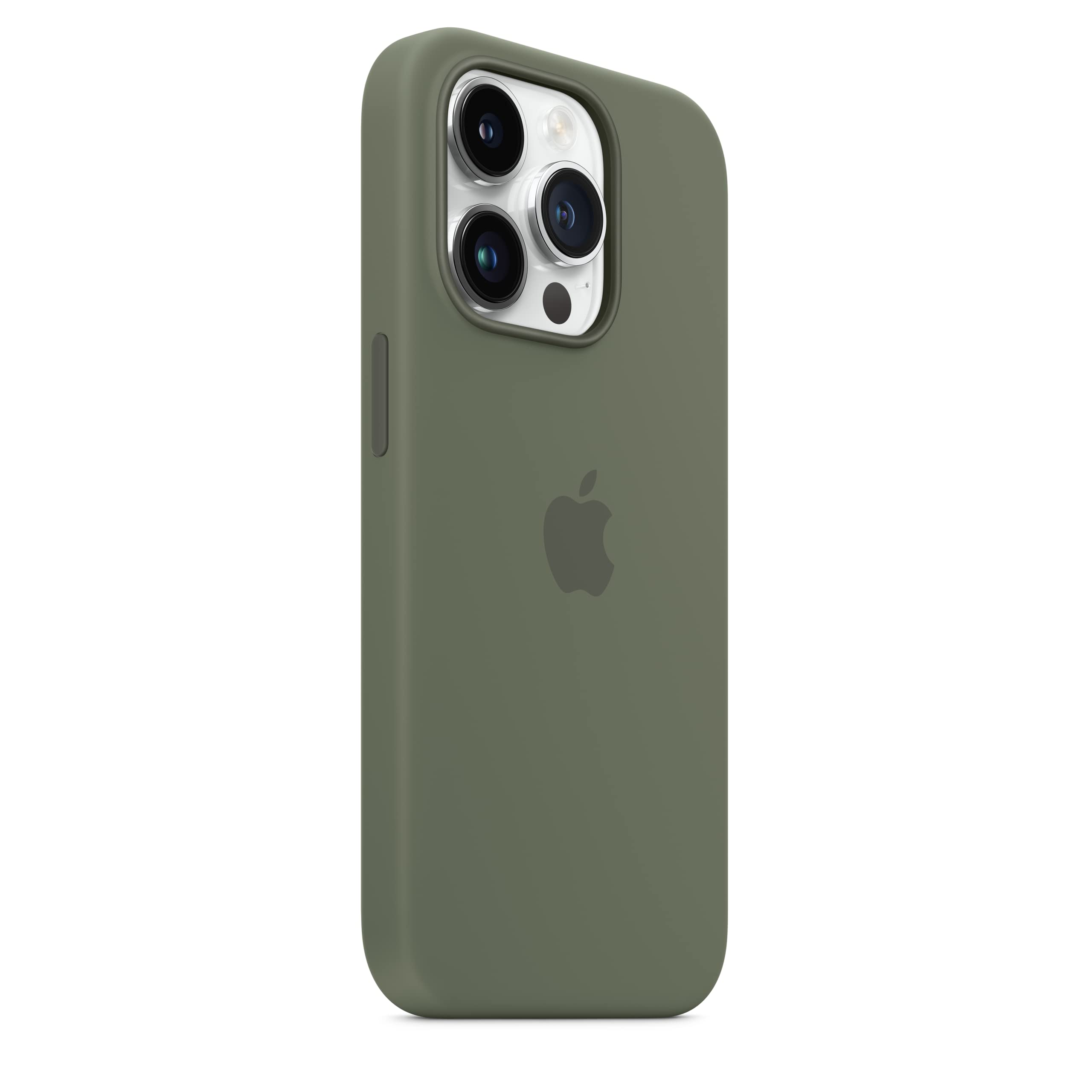 Apple iPhone 14 Pro custodia silicone oliva MagSafe