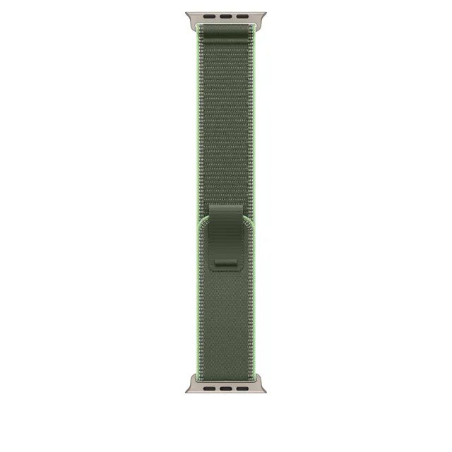 Apple Watch Trail Loop 49 mm cinturino verde neon nylon