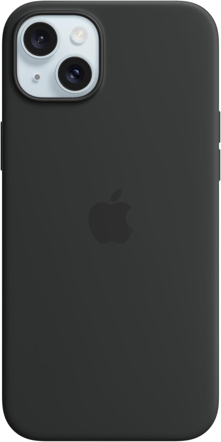 Apple iPhone 15 Plus Custodia MagSafe Silicone Nero