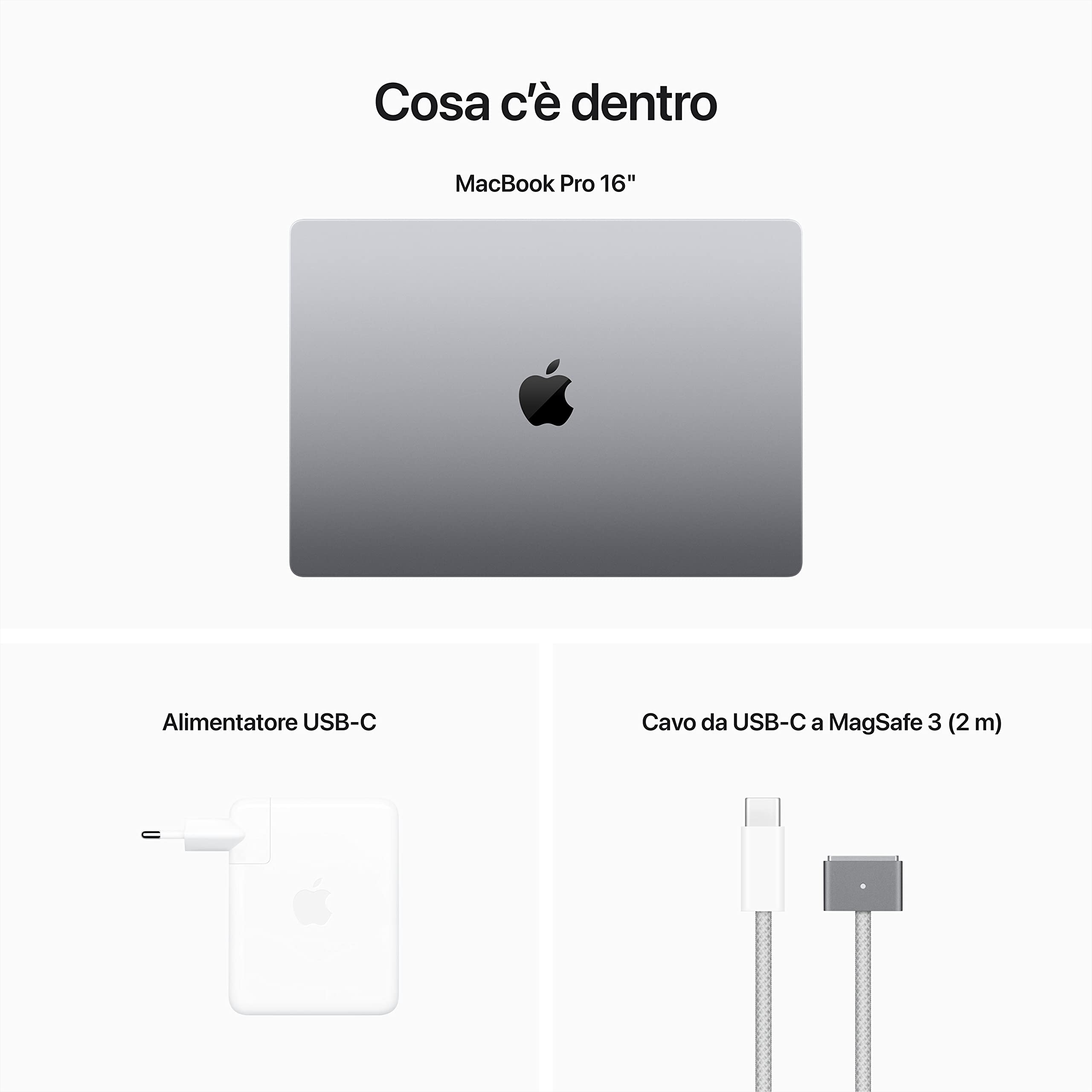Apple MacBook Pro M2 Pro portatile 16,2" 16GB 1TB grigio