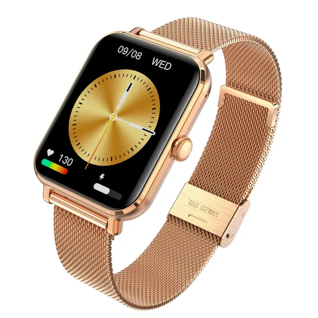 Garett GRC Classic smartwatch AMOLED oro acciaio
